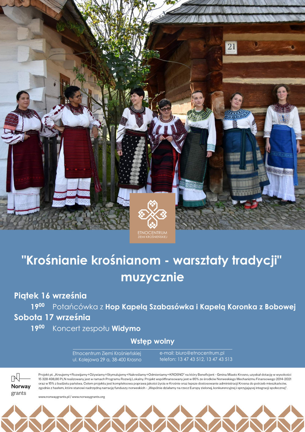 „Krośnianie to Krośnian” – ateliere tradiționale în Etnocentrum